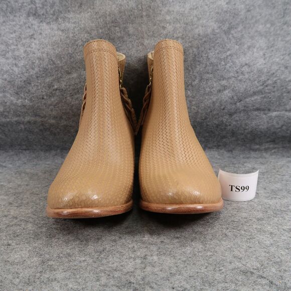 Wolverine Shoes Womens 7.5 Bootie Fashion Classic Textured Leather Brown Artisan - Picture 3 of 16